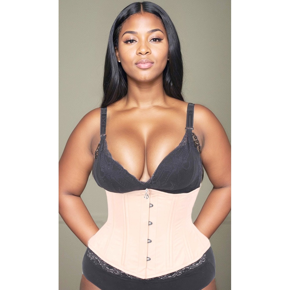 Attitude Corsets - Waist Trainer Waist training underbust korset - Beige